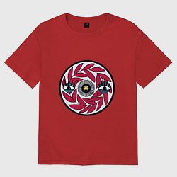 Женская футболка оверсайз Глаза души