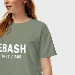 Футболка оверсайз женская Ebash 247365, цвет: авокадо — фото 2