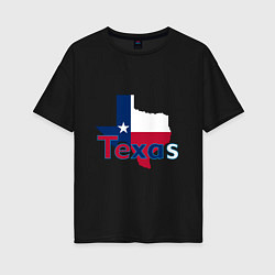 Женская футболка оверсайз Texas