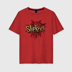 Женская футболка оверсайз Slipknot original