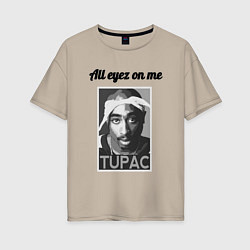 Женская футболка оверсайз 2pac Art All eayz on me