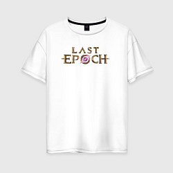 Женская футболка оверсайз Logo Last Epoch