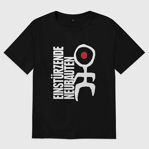 Женская футболка оверсайз Einstrzende Neubauten - Logo / Черный – фото 1