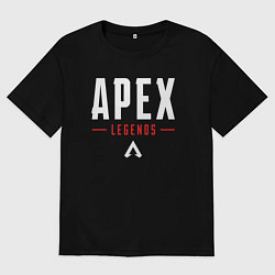 Женская футболка оверсайз Лого апекс