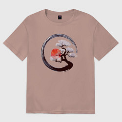 Женская футболка оверсайз Сакура Япония