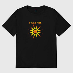 Футболка оверсайз женская Solar Fire, цвет: черный