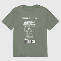 Женская футболка оверсайз Laibach - Skull