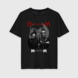 Футболка оверсайз женская Depeche Mode - Memento mori tour band, цвет: черный