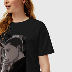 Футболка оверсайз женская Ведьма и чудовище Ашаф, цвет: черный — фото 2