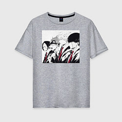 Футболка оверсайз женская Магия и мускулы Ланс Краун, цвет: меланж