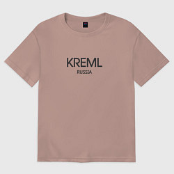Футболка оверсайз женская Kreml, цвет: пыльно-розовый