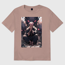 Женская футболка оверсайз Магическая битва Сукуна Рёмэн