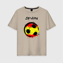 Женская футболка оверсайз Football Spain