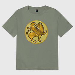 Футболка оверсайз женская Империя Сасанидов из Total War: Attila, цвет: авокадо