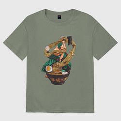 Женская футболка оверсайз One piece Зоро Zoro удон