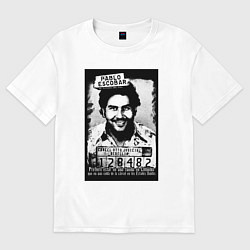Футболка оверсайз женская Escobar in the jail, цвет: белый