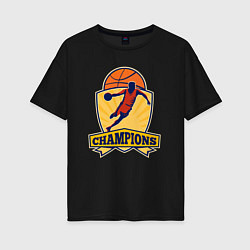 Женская футболка оверсайз Champion basketball