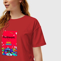 Футболка оверсайз женская BTS Daydream, цвет: красный — фото 2