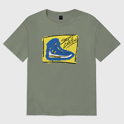 Футболка оверсайз женская Steph Curry shoes, цвет: авокадо