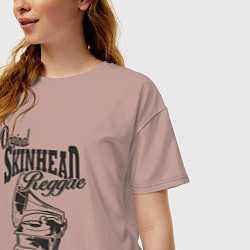 Футболка оверсайз женская Original reggae, цвет: пыльно-розовый — фото 2