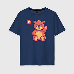 Женская футболка оверсайз Lovely bear