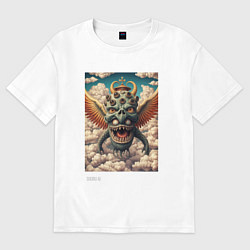 Женская футболка оверсайз Крайне причудливый монстр