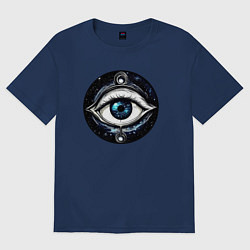 Женская футболка оверсайз Око вселенной