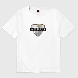 Женская футболка оверсайз AURUS logo auto