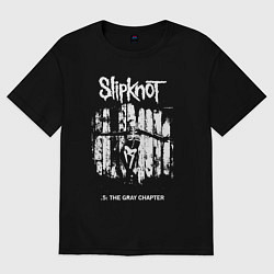 Футболка оверсайз женская Slipknot - skeleton girl, цвет: черный