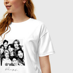 Футболка оверсайз женская Got7 encore фото, цвет: белый — фото 2