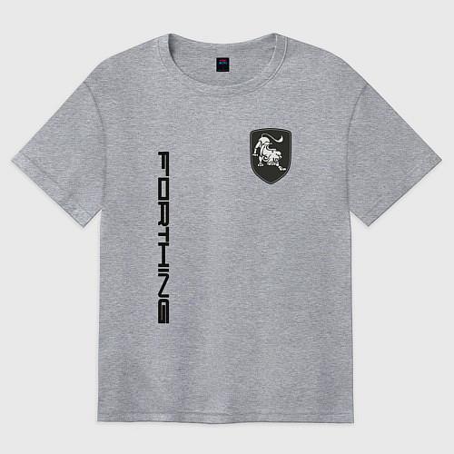 Женская футболка оверсайз Forthing / Меланж – фото 1