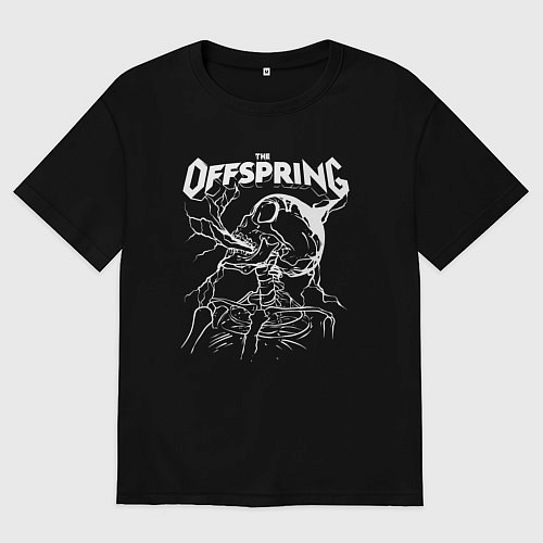 Женская футболка оверсайз The offspring - Supercharged / Черный – фото 1