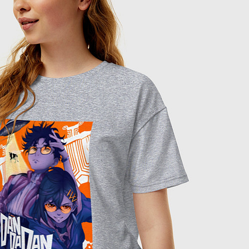 Женская футболка оверсайз Аясэ Кэн Такакура / Меланж – фото 3