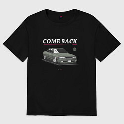 Футболка оверсайз женская Toyota chaser come back, цвет: черный
