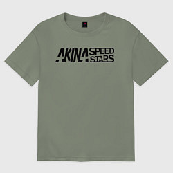 Футболка оверсайз женская Akina speed star, цвет: авокадо