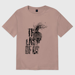 Футболка оверсайз женская The last of us cory vp, цвет: пыльно-розовый