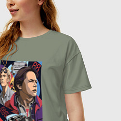 Футболка оверсайз женская Marty and doc, цвет: авокадо — фото 2