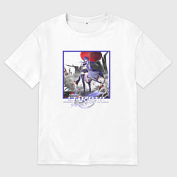 Футболка оверсайз женская Ахерон, цвет: белый