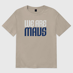 Футболка оверсайз женская Мы Даллас Маверикс, цвет: миндальный