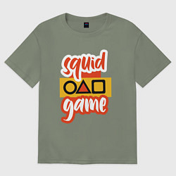 Футболка оверсайз женская Squid game style, цвет: авокадо