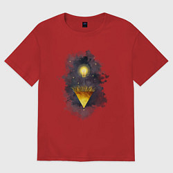 Женская футболка оверсайз Росток идеи