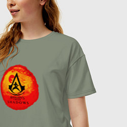 Футболка оверсайз женская Assassins in Japan, цвет: авокадо — фото 2