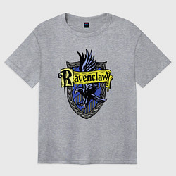 Женская футболка оверсайз Ravenclaw emblem