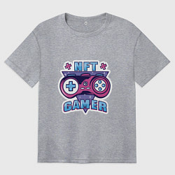 Женская футболка оверсайз NFT - Gamer
