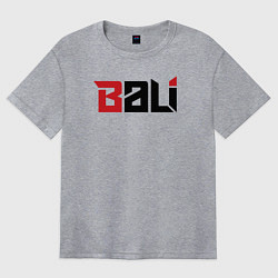 Футболка оверсайз женская Bali, цвет: меланж