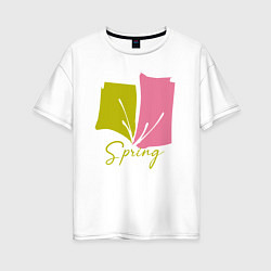 Женская футболка оверсайз Spring