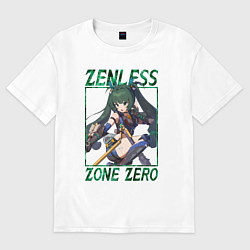 Футболка оверсайз женская Qingyi - Zenless Zone Zero, цвет: белый