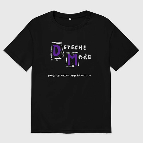 Женская футболка оверсайз Depeche Mode - Sofad release / Черный – фото 1