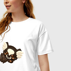 Футболка оверсайз женская Marmoset PK XD, цвет: белый — фото 2