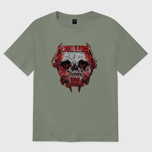 Женская футболка оверсайз Nothing Else Matters Metallica / Авокадо – фото 1